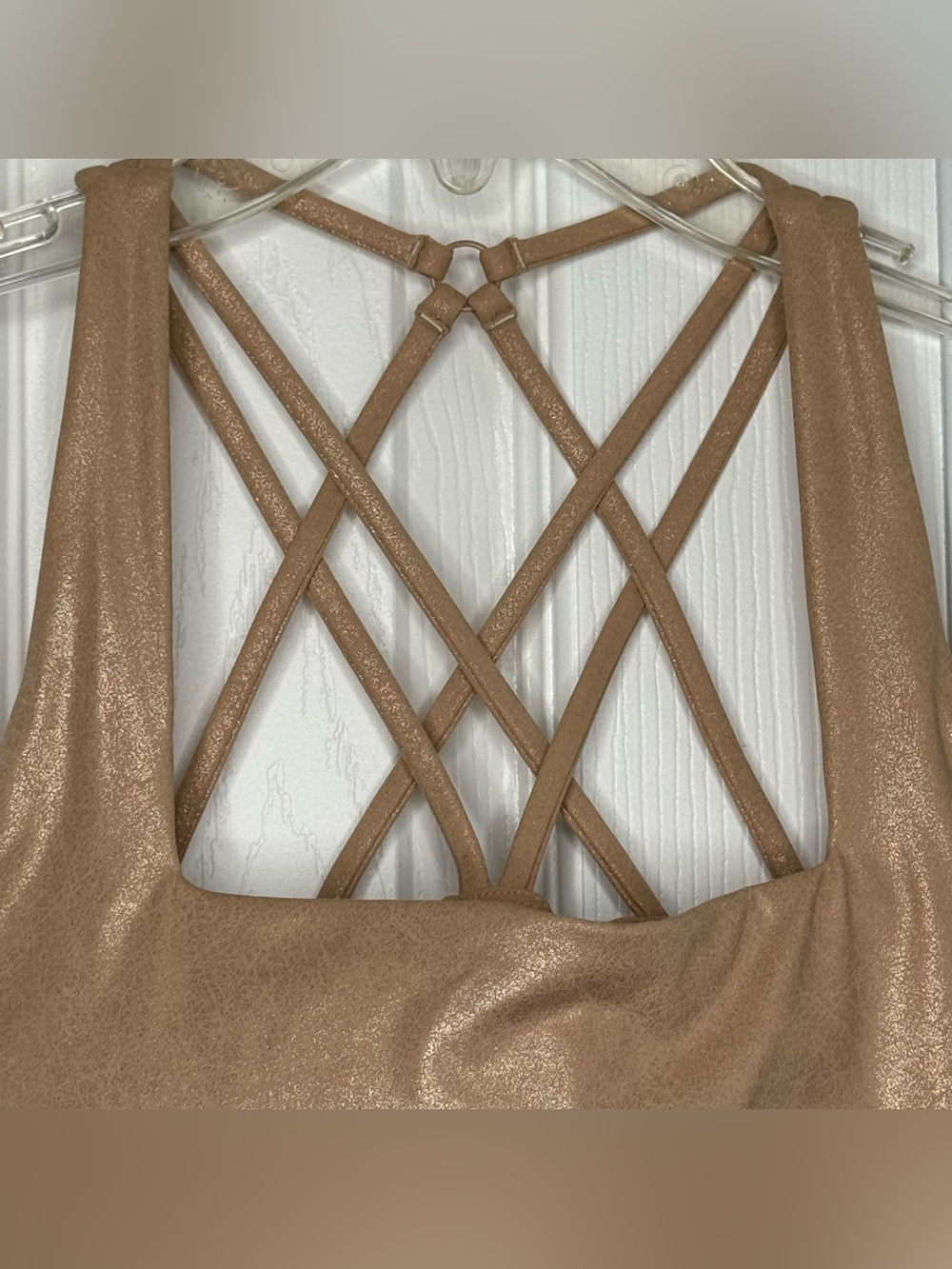 Buffbunny Revolution Sports Bra In Gold Size S - Picture 2 of 9